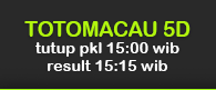 JADWAL TOTOMACAU 5D