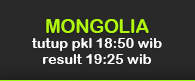 jadwal togel mongolia