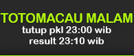 jadwal toto macau malam